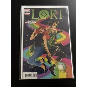 Loki #4‎ Marvel Comics 2019 Cover B Mary Jane Variant Comic Book